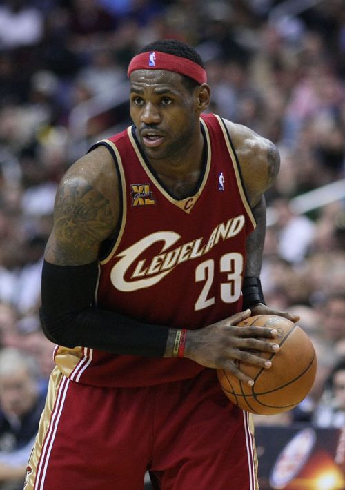 LeBron James - Photo by Keith Allison, Wikimeia commons